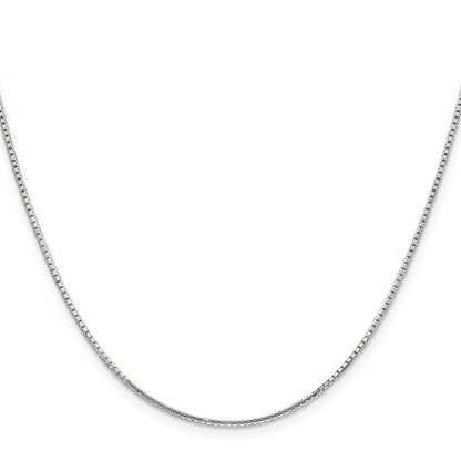 Sterling Silver 1.25mm 8 Sided Box Chain