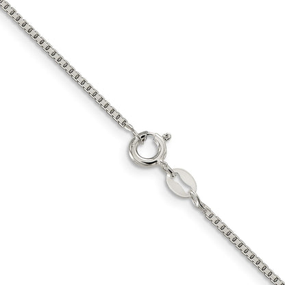 Sterling Silver 1.25mm 8 Sided Box Chain