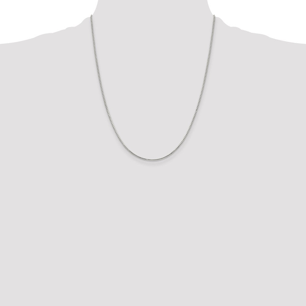 Sterling Silver 1.25mm 8 Sided Box Chain