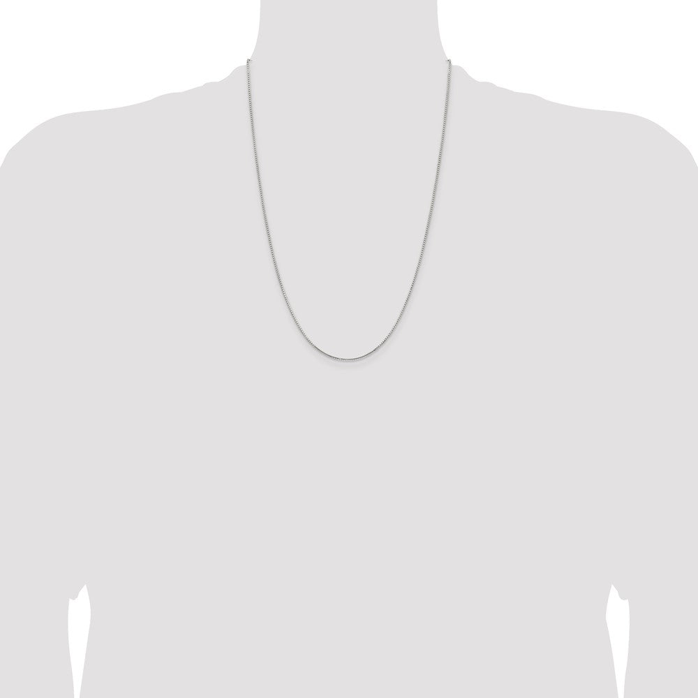 Sterling Silver 1.25mm 8 Sided Box Chain