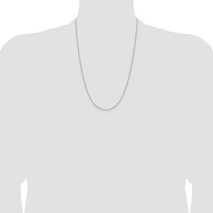 Sterling Silver 1.25mm 8 Sided Box Chain