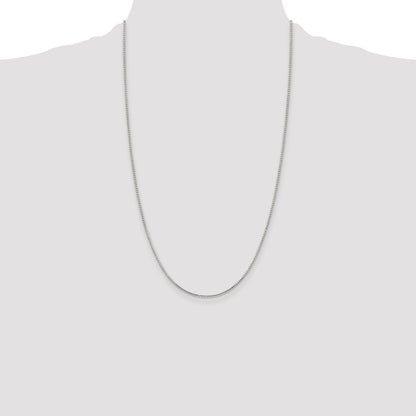 Sterling Silver 1.25mm 8 Sided Box Chain