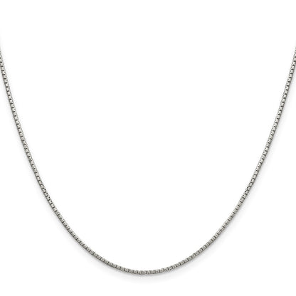 Sterling Silver 1.35mm 8 Sided Box Chain