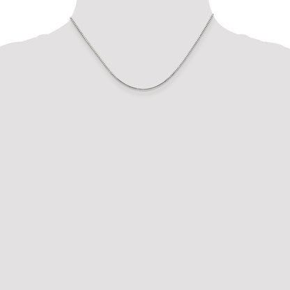 Sterling Silver 1.35mm 8 Sided Box Chain