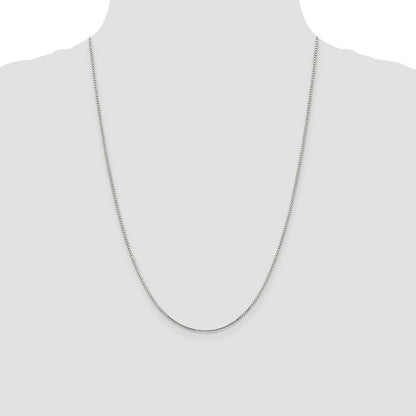 Sterling Silver 1.35mm 8 Sided Box Chain