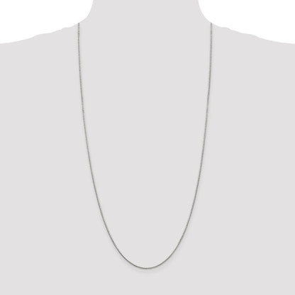 Sterling Silver 1.35mm 8 Sided Box Chain