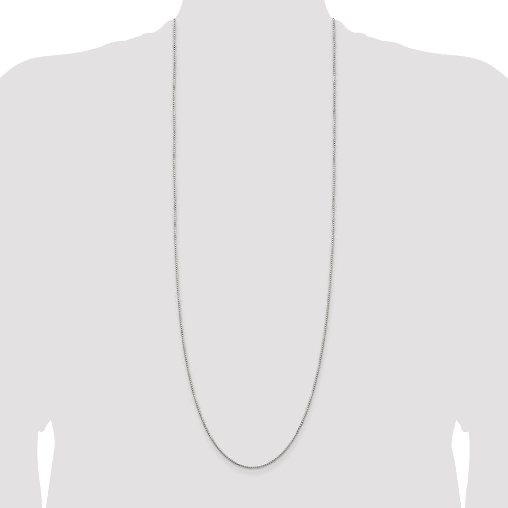 Sterling Silver 1.35mm 8 Sided Box Chain