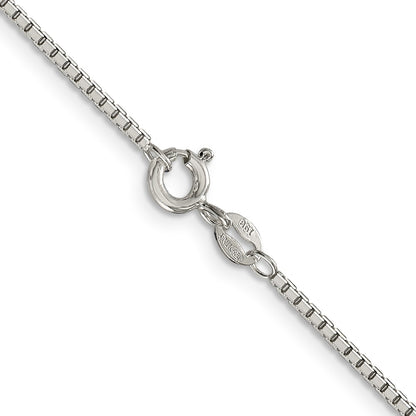 Sterling Silver 1.5mm 8 Sided Box Chain
