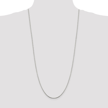Sterling Silver 1.5mm 8 Sided Box Chain