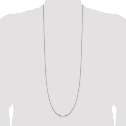 Sterling Silver 1.5mm 8 Sided Box Chain