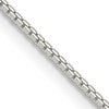 Sterling Silver 1.5mm 8 Sided w/2in ext. Box Chain