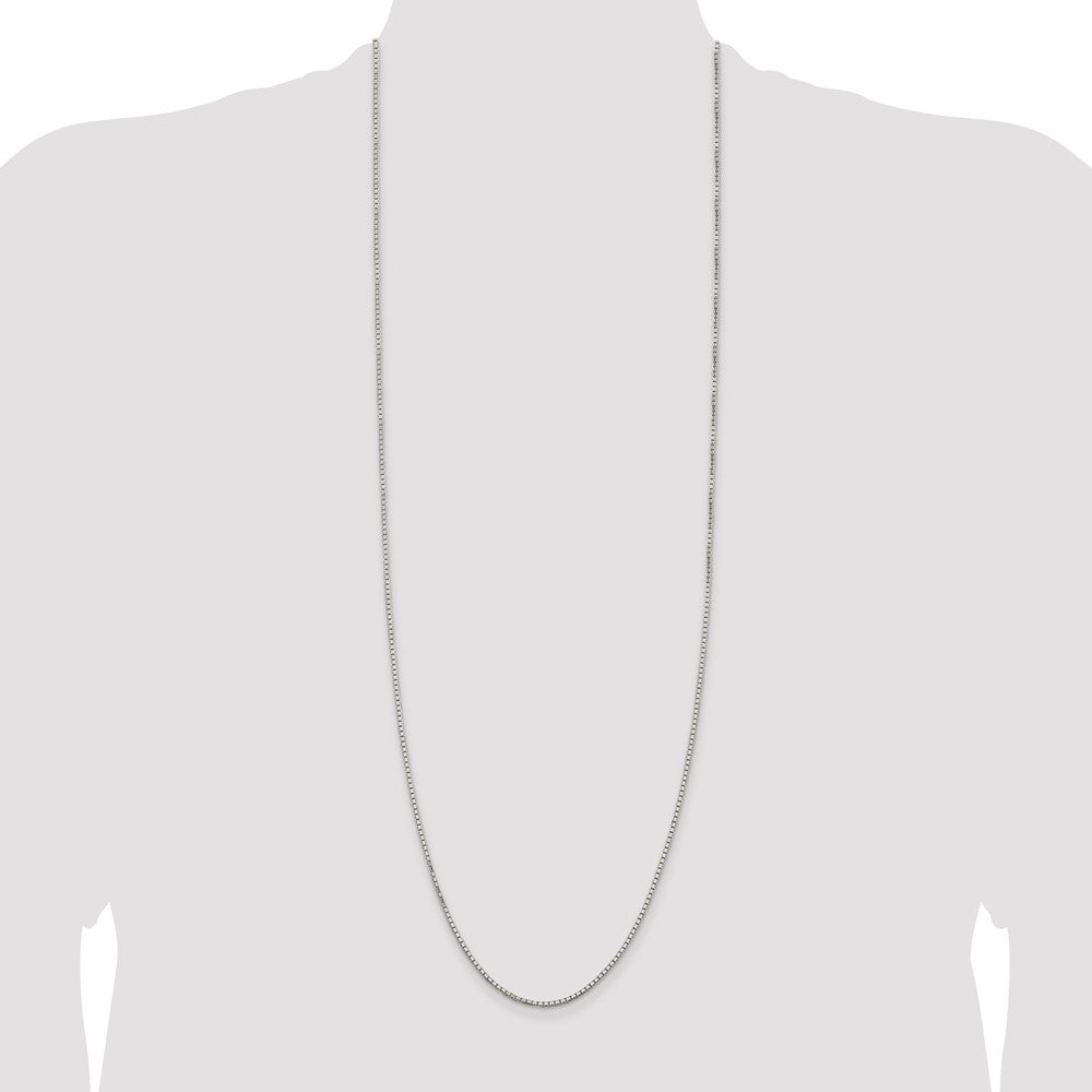 Sterling Silver 1.7mm 8 Sided Box Chain