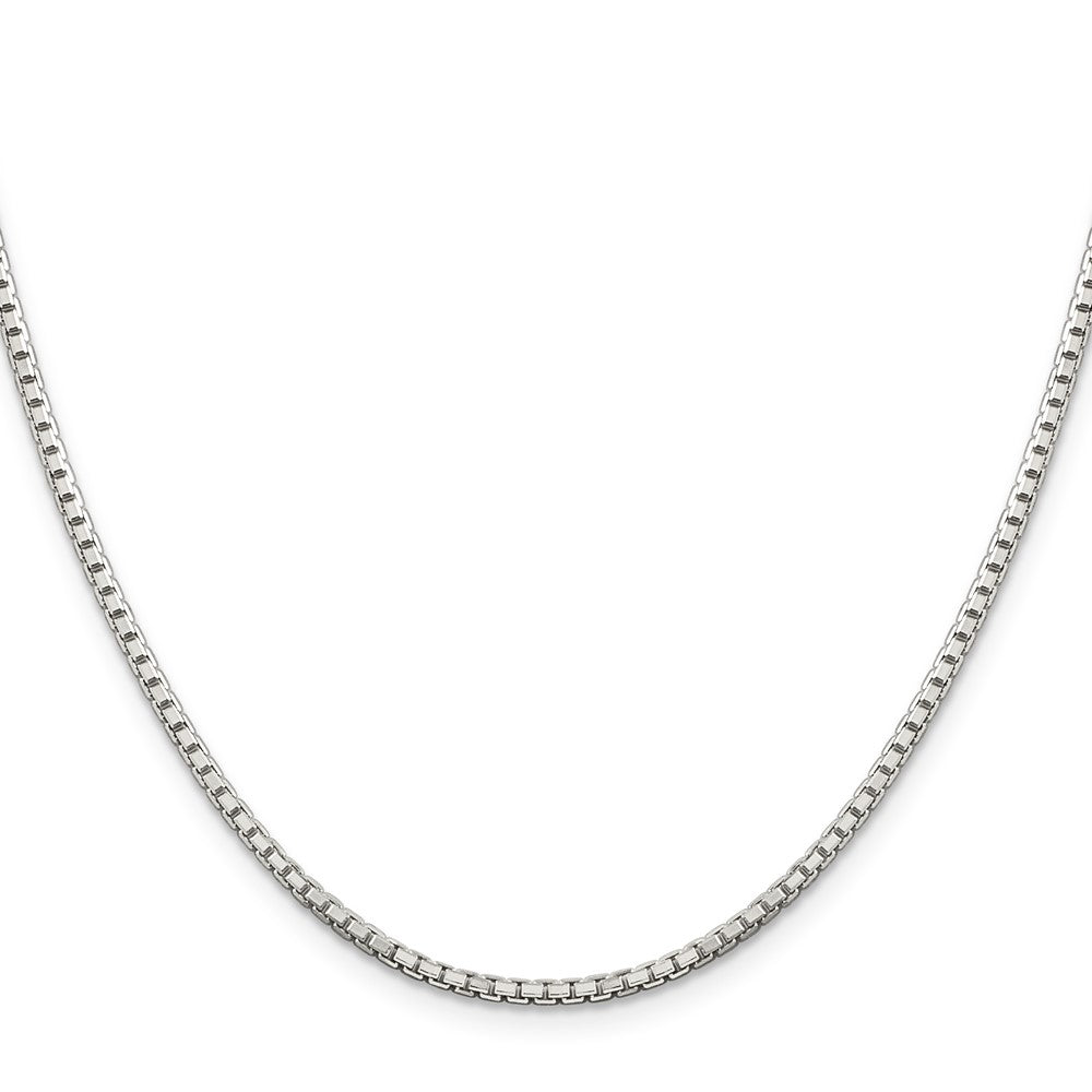 Sterling Silver 2mm 8 Sided Box Chain