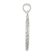 Wideband Distinguished Coin Jewelry Sterling Silver Polished Rope 21.1 x 2.0mm $0.05 Screw Top Coin Bezel Pendant