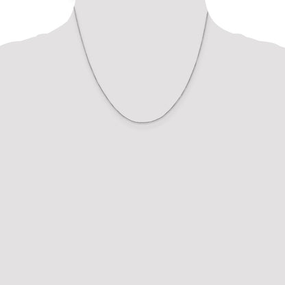 Sterling Silver .6mm Box Chain w/2in ext.