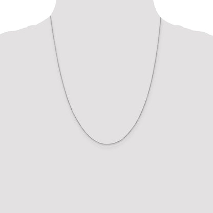 Sterling Silver .6mm Box Chain w/4in ext.