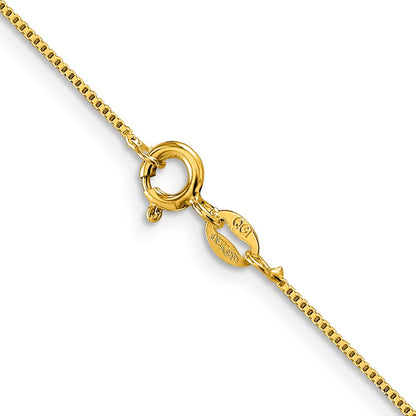 Gold-plated Sterling Silver .8mm Box Chain