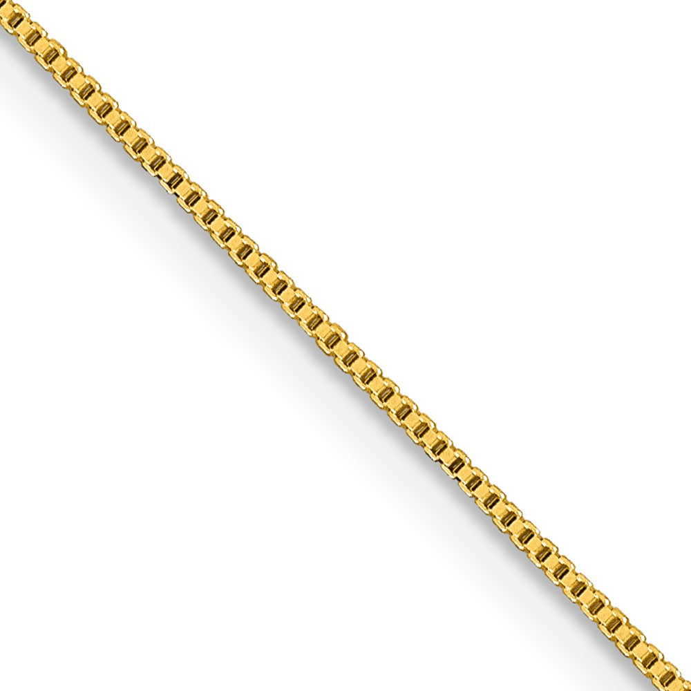 Gold-plated Sterling Silver .8mm Box Chain