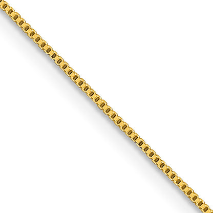 Gold-plated Sterling Silver .8mm Box Chain