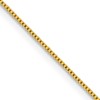 Gold-plated Sterling Silver .8mm Box Chain