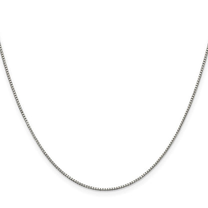 Sterling Silver .9mm Box Chain w/4in ext.