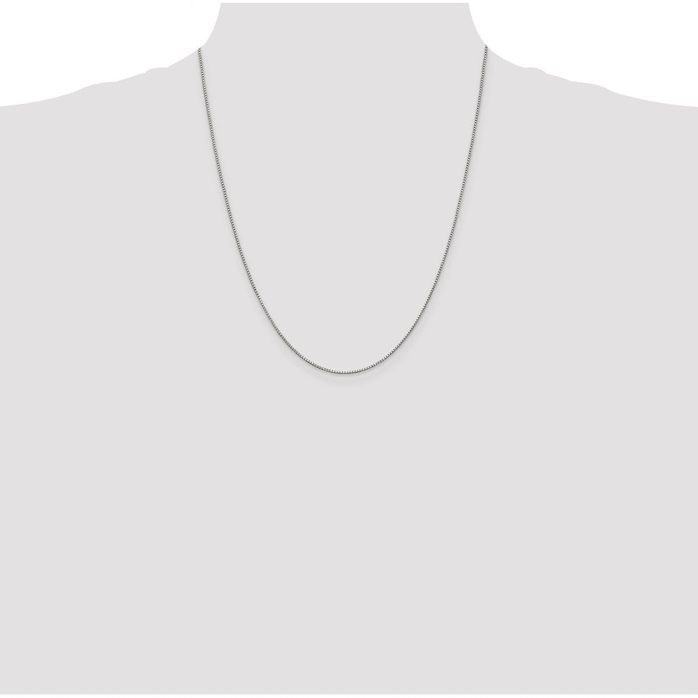 Sterling Silver .9mm Box Chain w/4in ext.