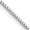 Sterling Silver 1.1mm Box Chain w/2in ext.
