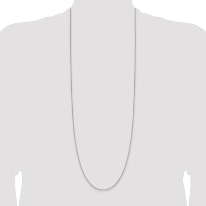 Sterling Silver 1.25mm Box Chain