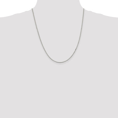 Sterling Silver 1.5mm Box Chain