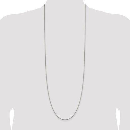 Sterling Silver 1.5mm Box Chain
