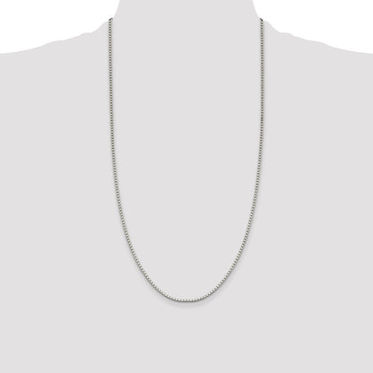 Sterling Silver 1.9mm Box Chain
