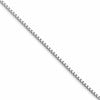 Sterling Silver Rhodium-plated 1.9mm Box Chain