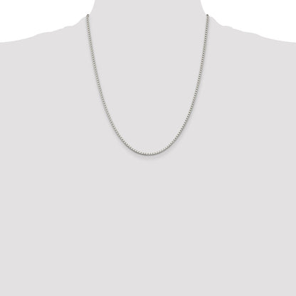 Sterling Silver 2mm Box Chain