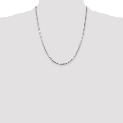 Sterling Silver 2.5mm Box Chain
