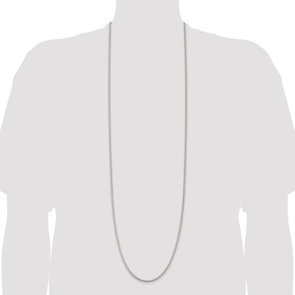 Sterling Silver 2.5mm Box Chain