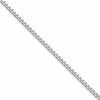 Sterling Silver Rhodium-plated 2.5mm Box Chain