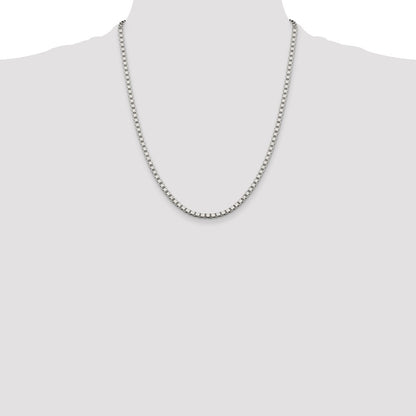 Sterling Silver 3.25mm Box Chain