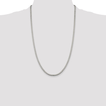 Sterling Silver 3.25mm Box Chain