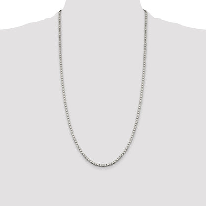 Sterling Silver 3.25mm Box Chain