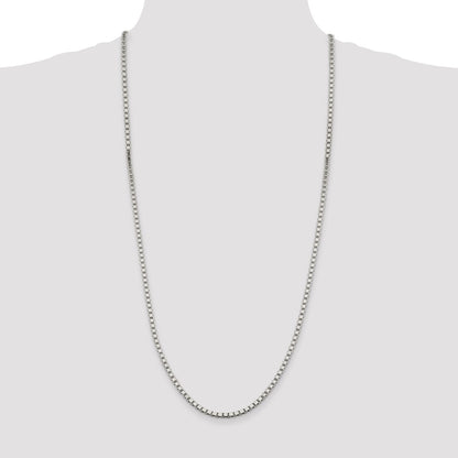 Sterling Silver 3.25mm Box Chain
