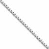 Sterling Silver Rhodium-plated 3.25mm Box Chain
