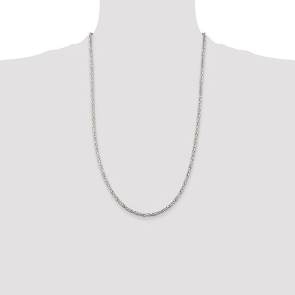 Sterling Silver 2.5mm Byzantine Chain