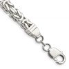 Sterling Silver 7.5mm Byzantine Chain