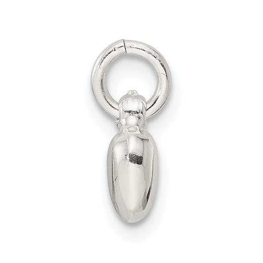 Sterling Silver Small Puffed Heart Charm