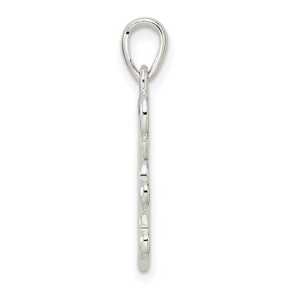 Sterling Silver Polished Multiple Heart Pendant
