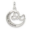 Sterling Silver Heart Believe in Yourself Pendant
