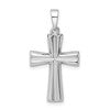 Sterling Silver RH Polished Cross Pendant