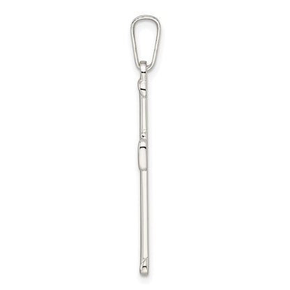 Sterling Silver Polished Cross Pendant