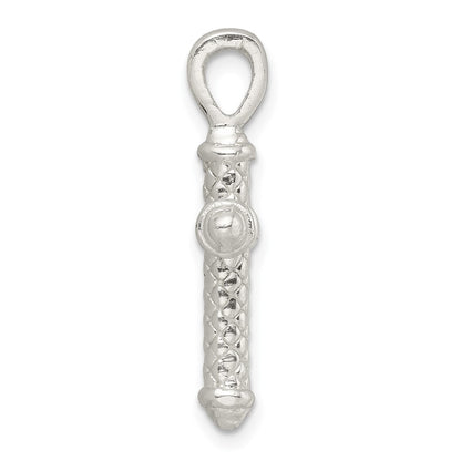 Sterling Silver Polished Cross Pendant