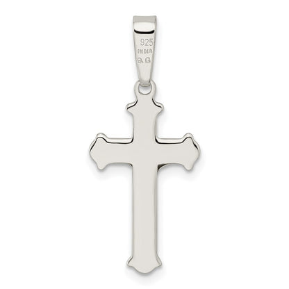 Sterling Silver Polished Crucifix Pendant
